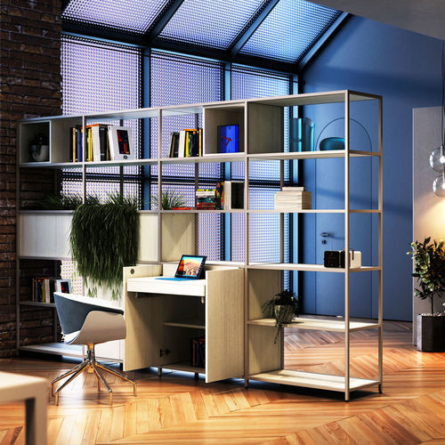 Самонесущий стеллаж - SMART - Styloffice S.p.a. - современный / из металла / из дерева