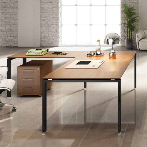 Директорский рабочий стол - SEDICINONI S1 LUX - Styloffice S.p.a. - напольный / минималистский / из дерева