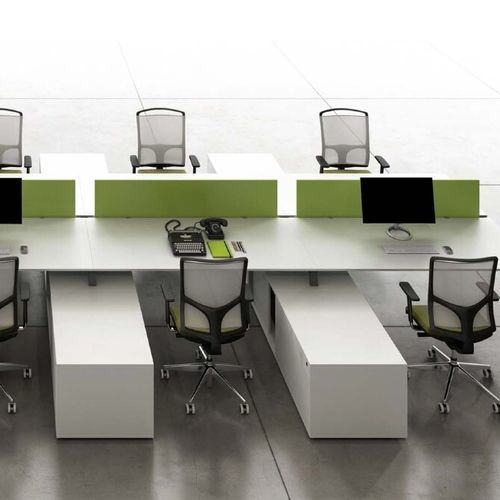 Отделительная перегородка для офиса для рабочего стола - SEDICINONI S3 - Styloffice S.p.a. - из ламината / из алюминия / модульная
