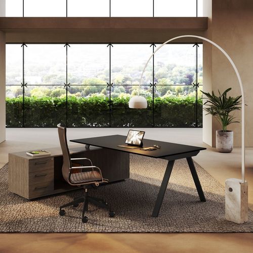 Директорский рабочий стол - NATIVA - Styloffice S.p.a. - напольный / современный / дерево
