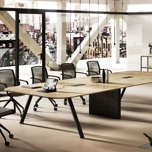 Современный стол для конференций - NATIVA - Styloffice S.p.a. - дерево / из металла / из кристалла