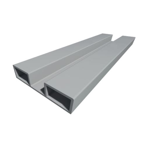 Профиль из алюминия - 4900-PEGA-MBA-4328/127 - PESPA ALUMIN - прямоугольный / для фотогальванической установки