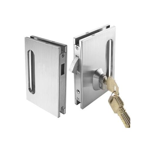 Механический врезной замок - OSSPL-SDL-111-G - OZONE OVERSEAS LTD. - для стеклянной двери / 1 точка запирания