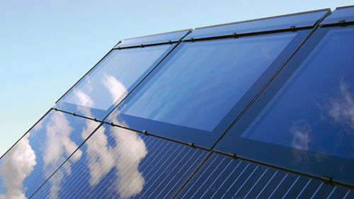 Тепловая панель плоский - MEGASLATE® - 3S SWISS SOLAR SYSTEMS - для архитектурной интеграции / с рамой