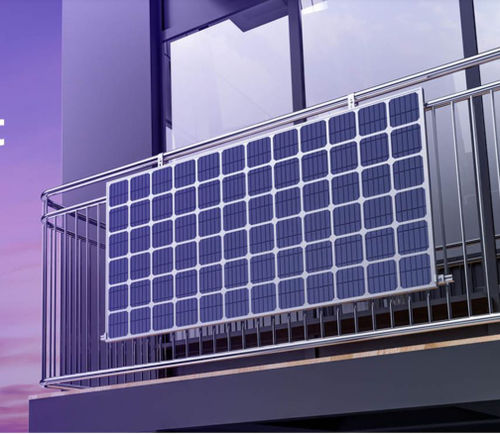 Монокристаллическая фотоэлектрическая панель - Plug and Play - SUNERG SOLAR - цветная / для кровли / для балкона