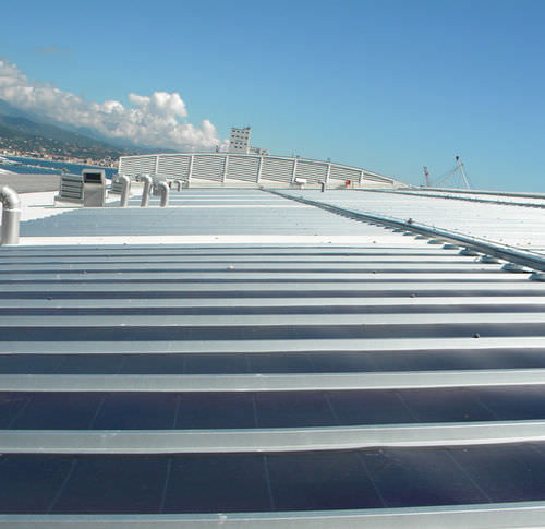 Фотоэлектрическая панель с тонким слоем - PVL68T - RF2_87 136 W - SUNERG SOLAR - из аморфного кремния / для кровли