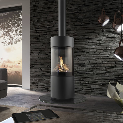 Газовая печь-камин - DRU - Passo Titan Eco Wave - DRU - 0-5 кВ / 5 кВ...10 кВ / напольная
