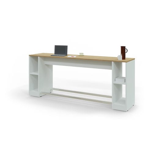 Административная стойка из стали - COMMUNICATION DESK - Leuwico - из лакированного металла / из пластика / для офиса
