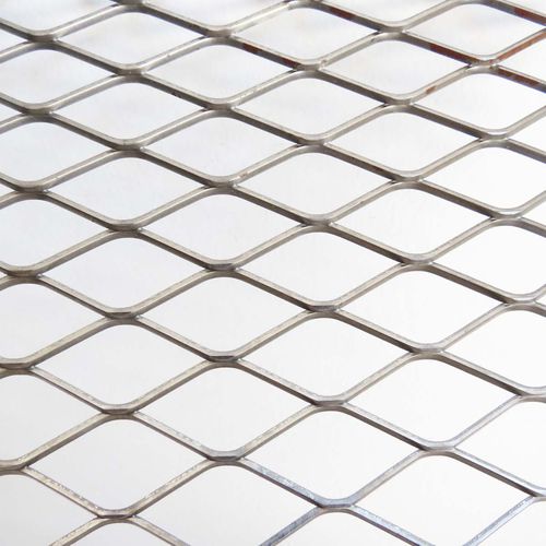 Металлическая сетка из алюминия - RHOMBOIDAL - Actis Furio - из гальванизированной стали / из нержавеющей стали / архитектурная