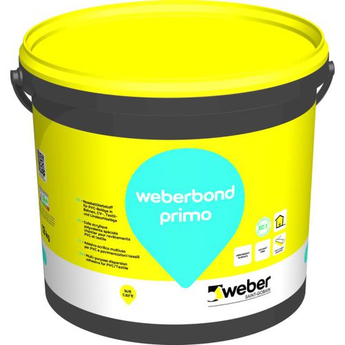 Клей на основе акриловой смолы - WEBERBOND PRIMO - Weber Industries - для бетона / для гипса / для напольной поверхности