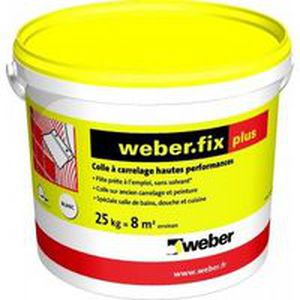 Тестообразный клей для плиточного пола - WEBER.FIX PLUS  - Weber Industries