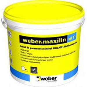 Штукатурка для облицовки - WEBER.MAXILIN SIL T - Weber Industries - для фасада / пластмасса / силикатная