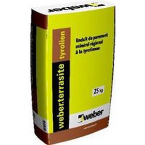 Декоративная краска - WEBER.TERRASITE TYROLIEN - Weber Industries - для наружного применения / для фасада / минеральная