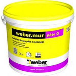 Штукатурка для сглаживания - WEBER.MUR PÂTE G : RAVAMUR GROS - Weber Industries - для стены / синтетическая