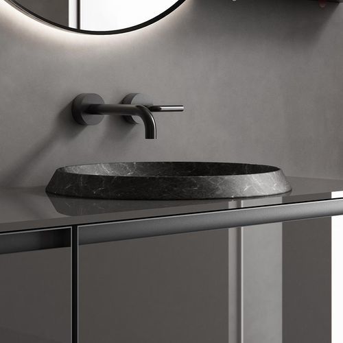 Настольная раковина - LV CATINO - karol - встраиваемая / из Solid Surface / из натурального камня