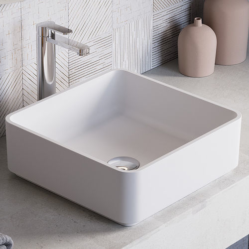 Настольная раковина - CS - karol - из Solid Surface / глянцевая / матовая отделка