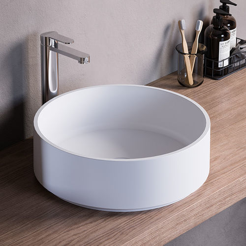Настольная раковина - CS - karol - из Solid Surface / глянцевая / матовая отделка
