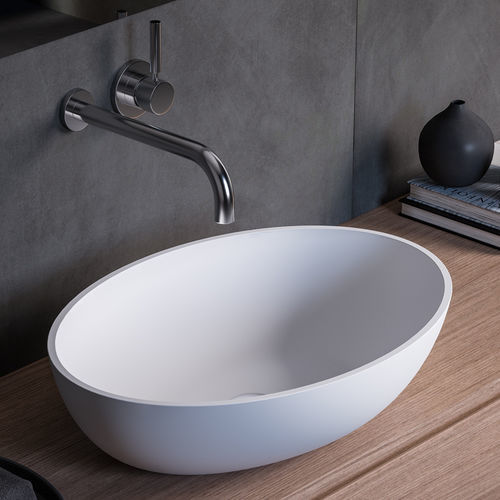 Настольная раковина - TW  - karol - из Solid Surface / глянцевая / матовая отделка