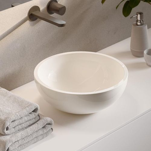 Настольная раковина - RG - karol - из Solid Surface / цветная / круглая