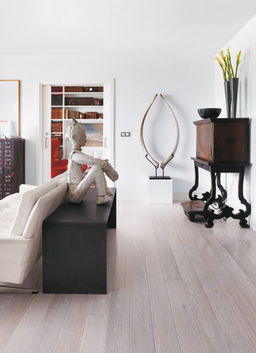 Паркет из паркетной доски - ALPEN PARKETT SMART- ROVERE GREY - Woodco - из дуба / матовый / приклеиваемый