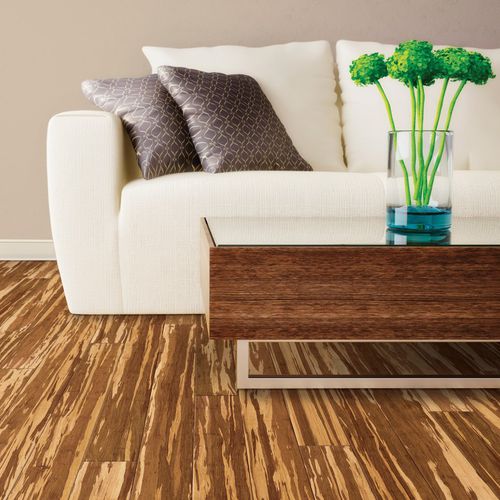 Паркет из паркетной доски - EXPRESSIONS SMOOTH : TIGER - US FLOOR - из бамбука / матовая отделка / плавучий