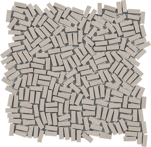Мозаика из керамогранита - PLASTER - Mosaico + - для интерьера / напольная / прямоугольная
