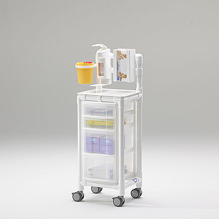 Тележка для медицинского ухода - KTW 100 HS ATS SPA - RCN Medizin- und Rehatechnik - для учреждений здравоохранения / из пластика