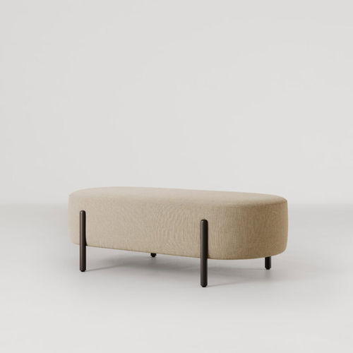 Современная банкетка - FLAG BENCH - Bolzan Srl-Società Benefit - из ткани / с основанием из древесины / из дерева