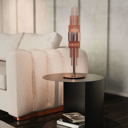 Настольная лампа - STREAMLINE - Ccastro Lighting - из позолоченной латуни / современная / проводная