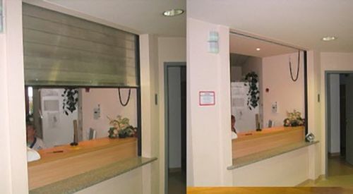 Роликовая ставня - Jansen Tore GmbH & Co. KG - из металла / для внутренней двери / пламестойкая