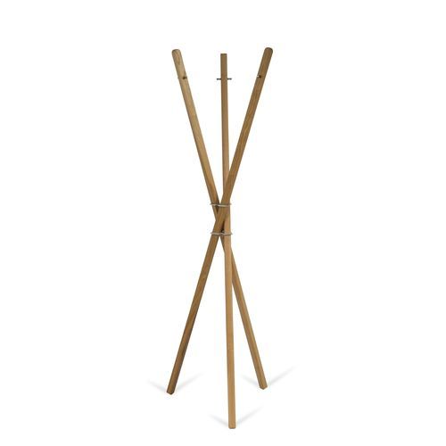 Вешалка для верхней одежды на ножке - mia - keilbach design and products - минималистский дизайн / из дуба / из ясеня