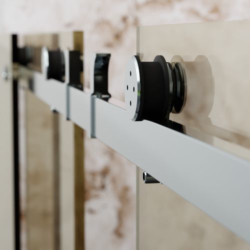 Система скольжения из нержавеющей стали - LIGHT-Tec Pro - GFS Italian Innovative Glass Fixing - для дверцы душа / для квартиры