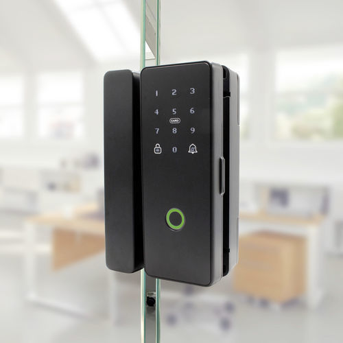 Электронный врезной замок - E-Lock EVO 2.0 - GFS Design - с кодом / для стеклянной двери / 1 точка запирания
