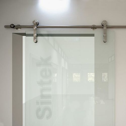 Система скольжения из нержавеющей стали - SINTEK - GFS Design - для стеклянной двери