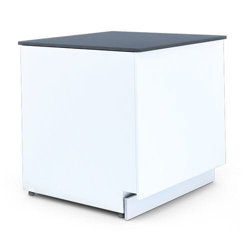 Модульный кассовый прилавок - LADA CUBE 2 LS P - IGLOO - из дерева / из меламина / из нержавеющей стали