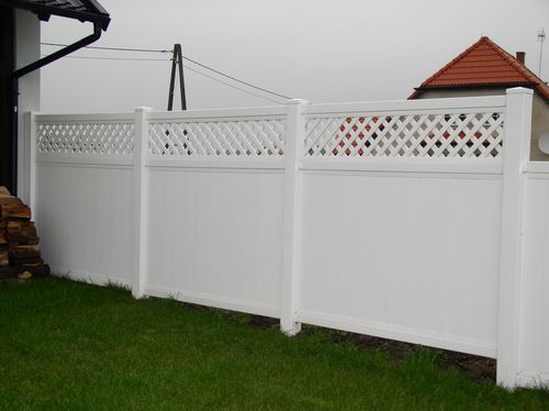 Садовый забор - HOARDING OPEN WORK  - Top Fence - из ПВХ / классический