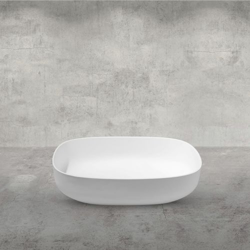 Настольная раковина - STONE EVO - AQUAdesign - из камня / овальная / современная