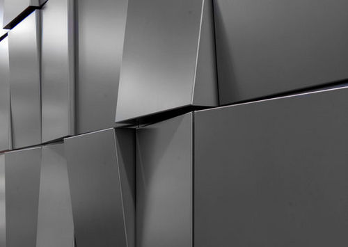 Панельная облицовка фасада - TAPERED SERIES - Dri Design - из алюминия / текстурированная