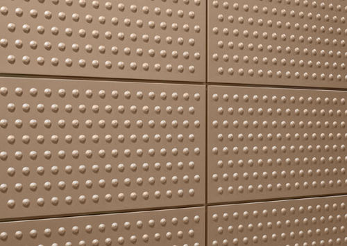 Панельная облицовка фасада - EMBOSSED - Dri Design - из алюминия / из нержавеющей стали / из меди