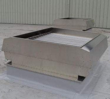 Люк для дымоудаления из стекла - MULTIJET - AIRSUN - из алюминия / из поликарбоната / для кровли