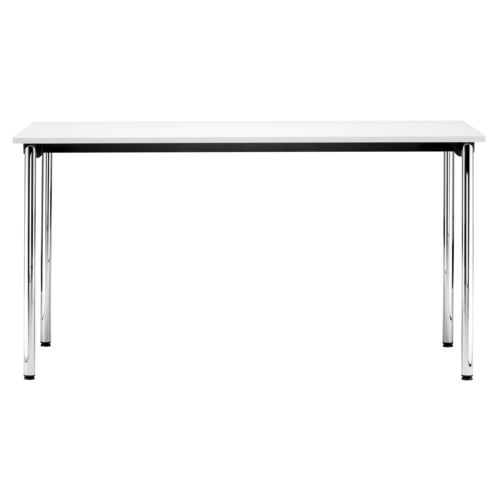 Современный стол - S 1196/1 - THONET - из ламината / из меламина / с основанием из хромированного металла