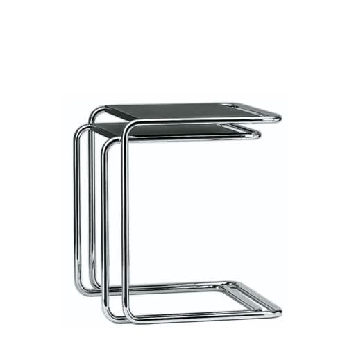 Стол Жигонь дизайн Баухаус - B 97 - THONET - из дерева / из стекла / с основанием из хромированной стали