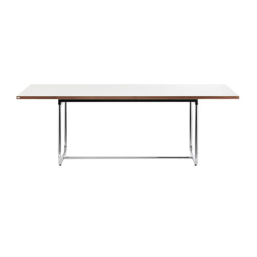 Современный стол - S 1070 - THONET - из бука / с основанием из стали / прямоугольный