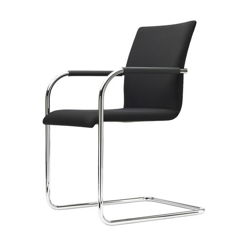 Современный стул для конференций - S 55 - THONET - для интерьера / из ткани / с основанием из стали