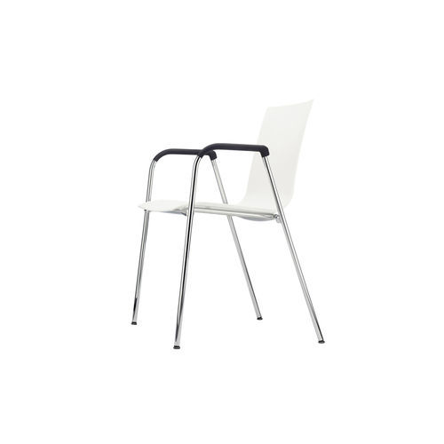 Современный cтул - S 260 - THONET - для интерьера / из полипропилена / с основанием из хромированной стали
