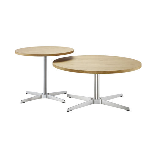 Современный вспомогательный столик - 1808 - THONET - из бука / из стали / с основанием из стали
