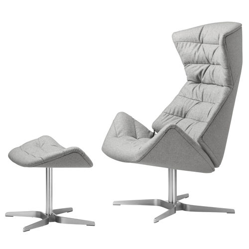 Современное кресло - 808 - THONET - из ткани / из стали / из хромированного металла