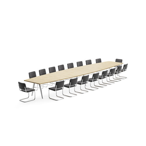 Современный стол для конференций - System 1500 - THONET - из бука / с основанием из алюминия / в форме U