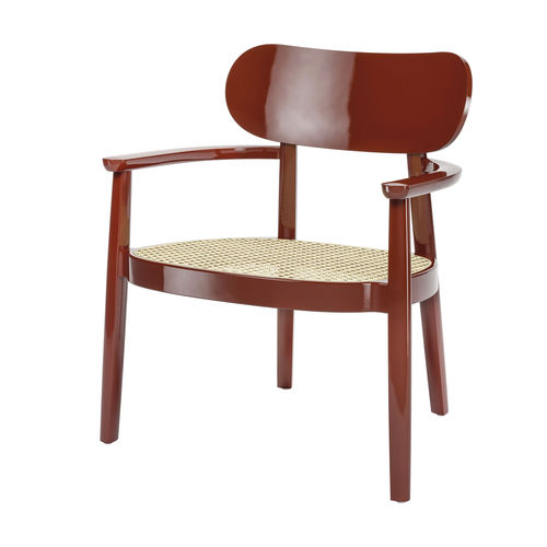 Современное кресло - 119 F - THONET - из ткани / из кожи / из ротанга