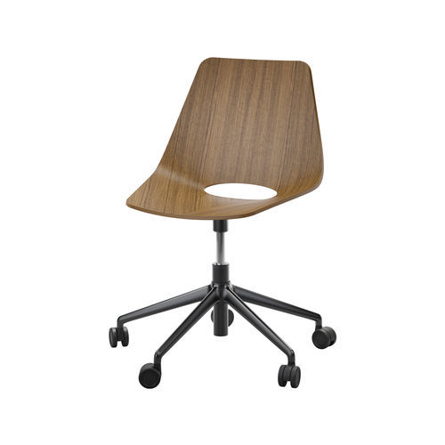 Современный стул для офиса - S 661 DR - THONET - для интерьера / из ткани / из кожи